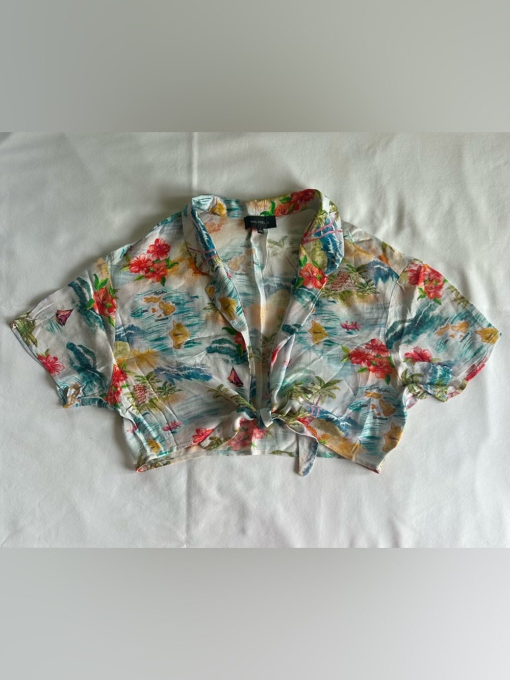 MAJORELLE Tropical Crop Top